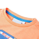 VidaXL Kindershirt mit kurzen Ärmeln 116 neonorange