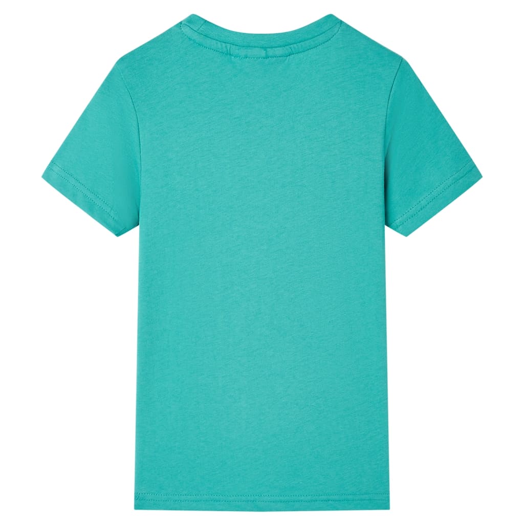 VidaXL Kindershirt mit kurzen Ärmeln 116 dunkles Mint