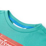 VidaXL Kindershirt mit kurzen Ärmeln 140 dunkles Mint