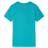 VidaXL Kindershirt mit kurzen Ärmeln 92 dunkles Mint