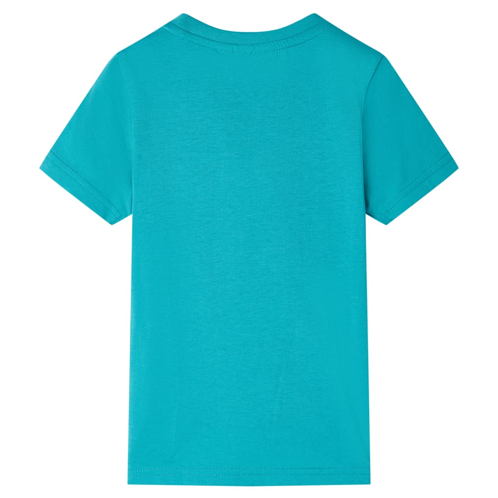 VidaXL Kindershirt mit kurzen Ärmeln 104 dunkles Mint