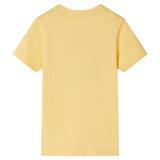 VidaXL Kindershirt mit kurzen Ärmeln 92 Gelb