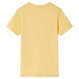 VidaXL Kindershirt mit kurzen Ärmeln 116 Gelb