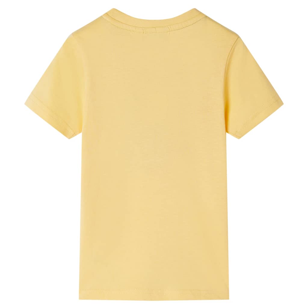 VidaXL Kindershirt mit kurzen Ärmeln 128 Gelb