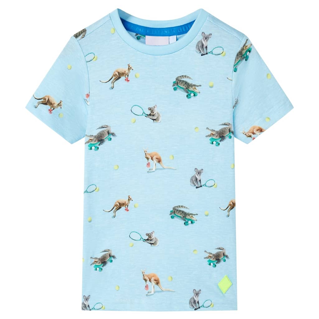 VidaXL Kinderhemd 104 Hellblau gemischt