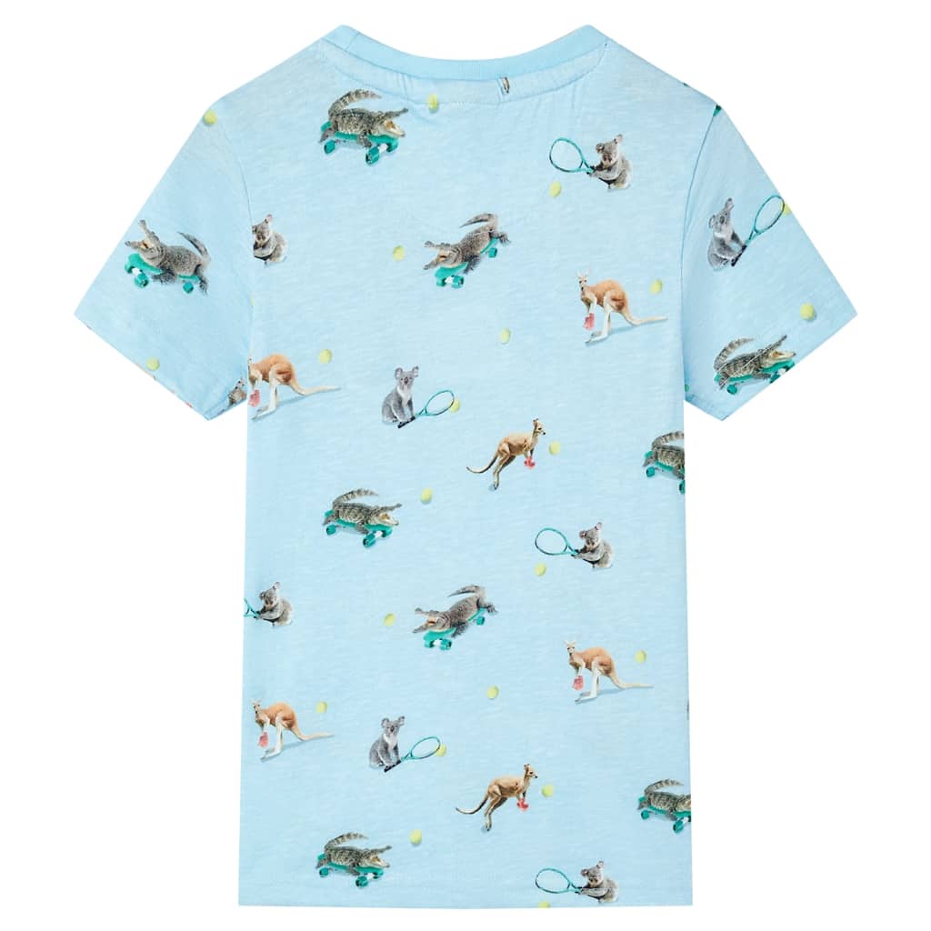 VidaXL Kinderhemd 104 Hellblau gemischt