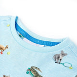 VidaXL Kinderhemd 140 Hellblau gemischt