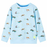 VidaXL Kinderpullover 104 Hellblau gemischt