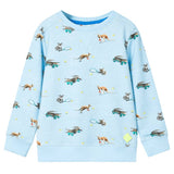 VidaXL Kinderpullover 116 Hellblau gemischt