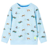 VidaXL Kinderpullover 140 Hellblau gemischt