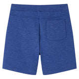 VidaXL Kindershorts mit Kordelzug 104 melangeblau