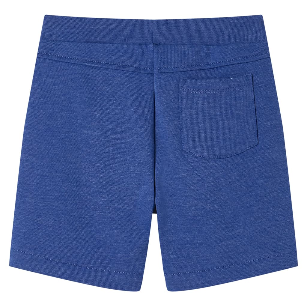VidaXL Kindershorts mit Kordelzug 116 melangeblau