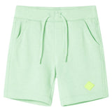 VidaXL Kindershorts mit Kordelzug 104 Hellgrün