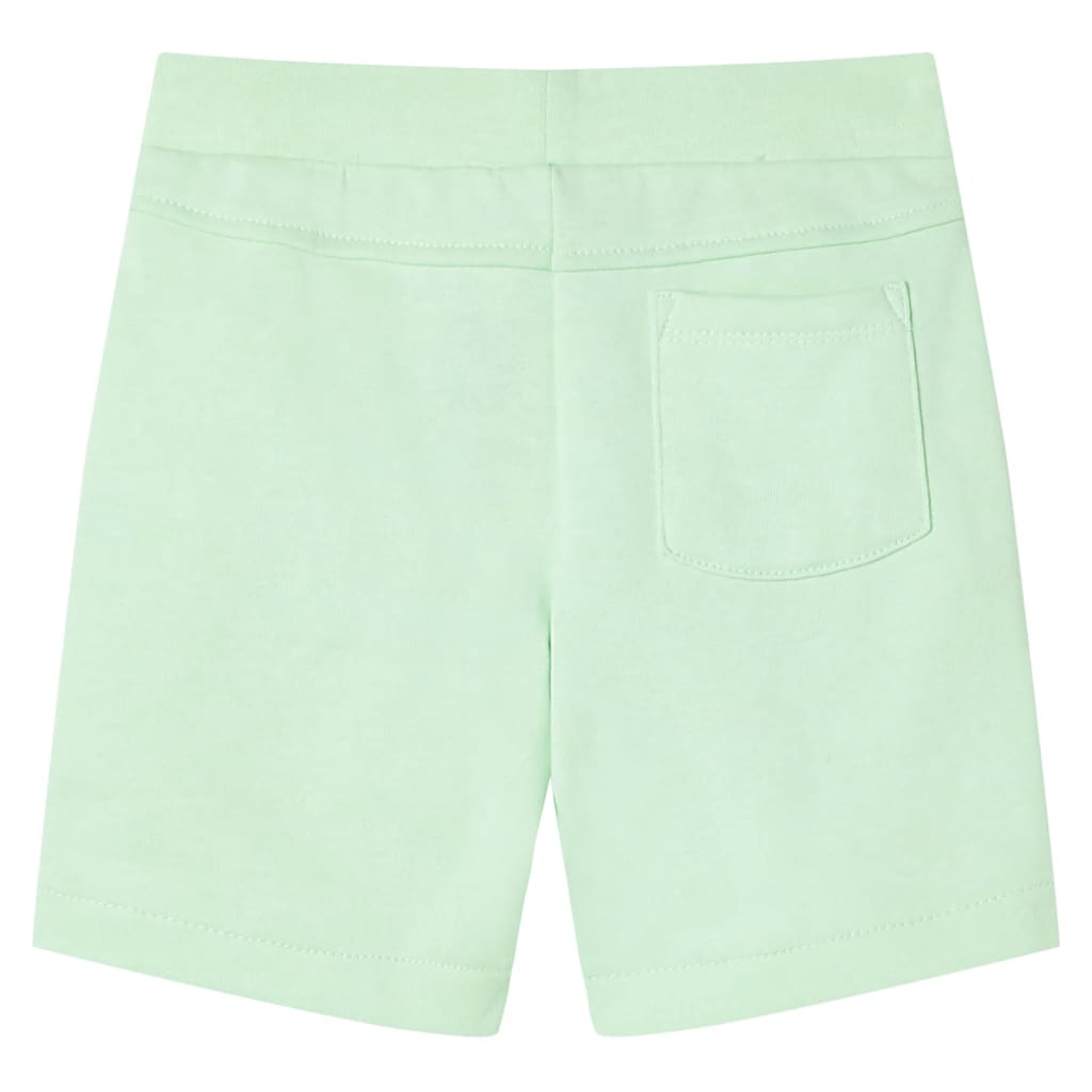 VidaXL Kindershorts mit Kordelzug 104 Hellgrün