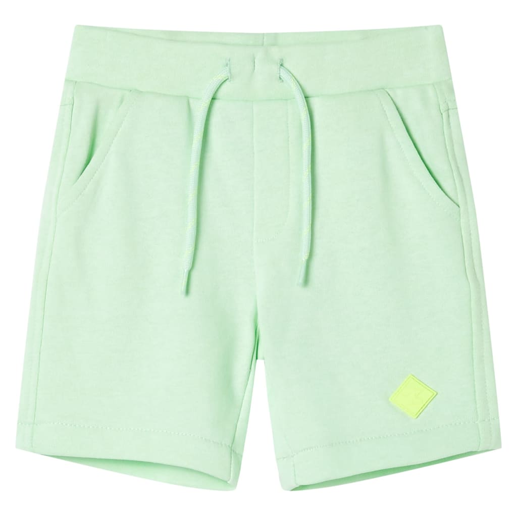 VidaXL Kindershorts mit Kordelzug 128 Hellgrün