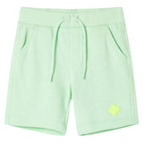 VidaXL Kindershorts mit Kordelzug 128 Hellgrün