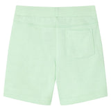 VidaXL Kindershorts mit Kordelzug 128 Hellgrün