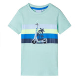 VidaXL Kindershirt 104 helles Mint