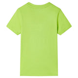 VidaXL Kindershirt mit kurzen Ärmeln 104 Limettengrün