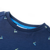 VidaXL Kindershirt 128 dunkelblau