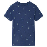 VidaXL Kindershirt 140 dunkelblau