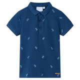 VidaXL Kinderpoloshirt 92 dunkelblau