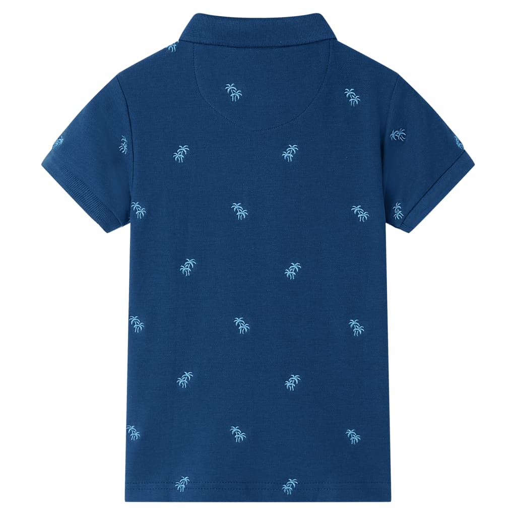 VidaXL Kinderpoloshirt 92 dunkelblau