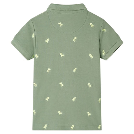VidaXL Kinder-Poloshirt 116 Khaki