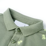 VidaXL Kinder-Poloshirt 116 Khaki