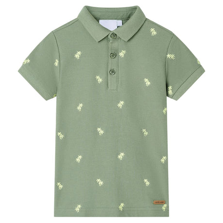 VidaXL Kinderpoloshirt 128 Khaki