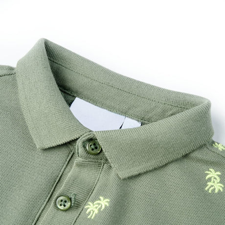 VidaXL Kinderpoloshirt 128 Khaki