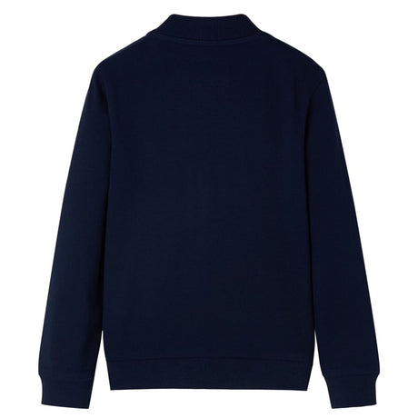 VidaXL Kinderstrickjacke mit Reißverschluss 92 Marineblau