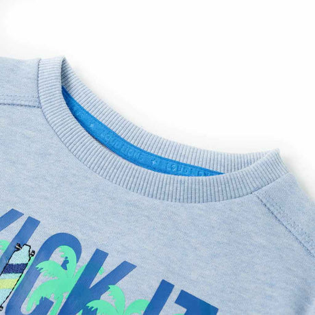 VidaXL Kinderpullover 104 gemischtes zartes Blau
