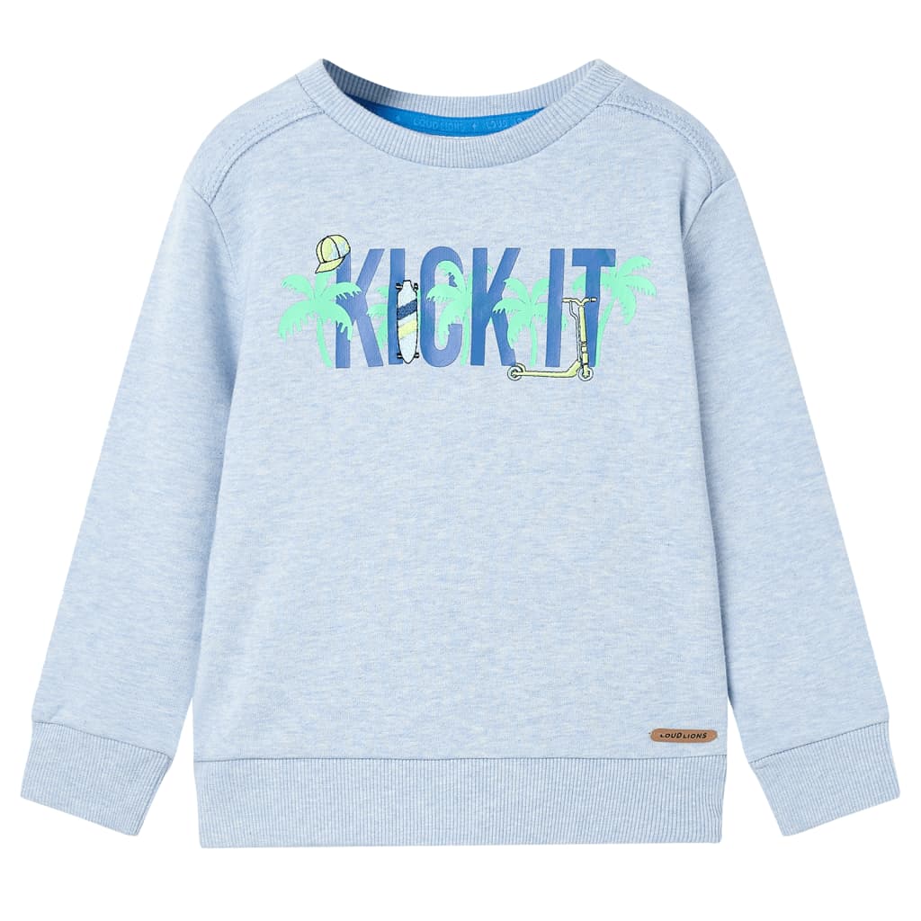 VidaXL Kinderpullover 116 softblau gemischt
