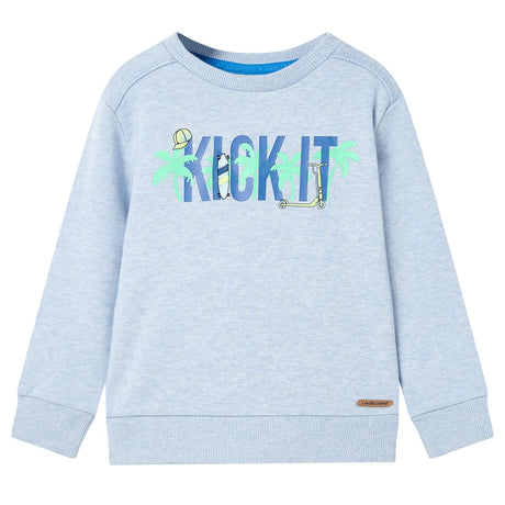 Vidaxl Kinderpullover 116 softblau gemischt