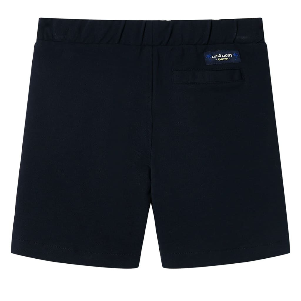 VidaXL Kindershorts mit Kordelzug 92 Marineblau