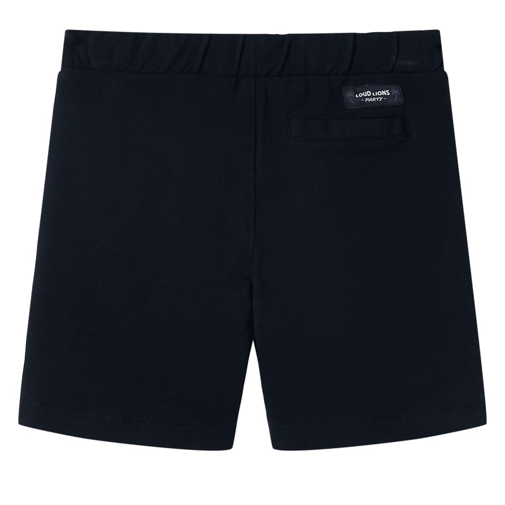 VidaXL Kindershorts mit Kordelzug 128 Marineblau
