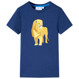 VidaXL Kindershirt 104 dunkelblau
