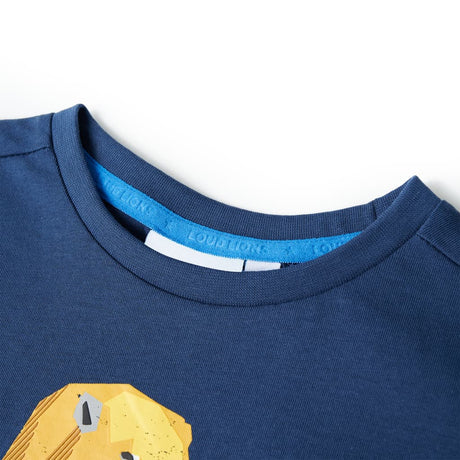 VidaXL Kindershirt 116 dunkelblau