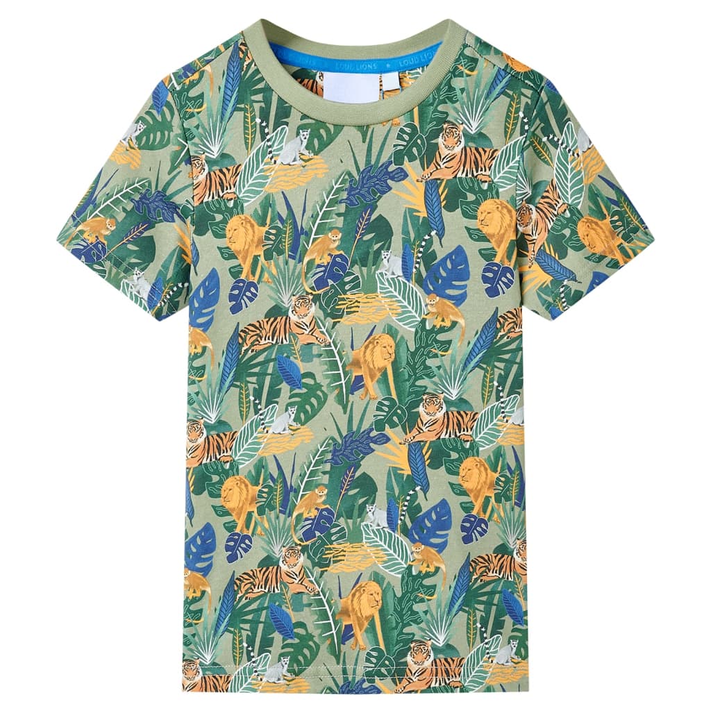 VidaXL Kindershirt mit kurzen Ärmeln 92 Mehrfarbig