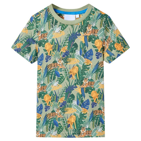 VidaXL Kindershirt mit kurzen Ärmeln 116 Mehrfarbig