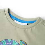 VidaXL Kindershirt mit kurzen Ärmeln 128 helles Khaki