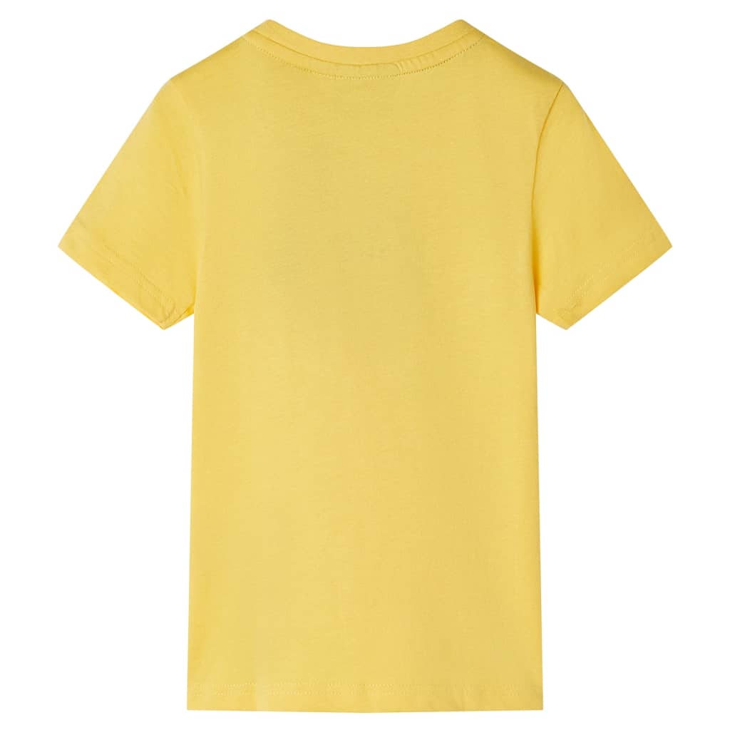VidaXL Kindershirt mit kurzen Ärmeln 104 hellocker
