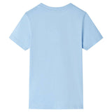 VidaXL Kindershirt mit kurzen Ärmeln 92 Hellblau