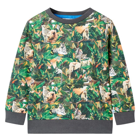 Vidaxxl Kinderpullover 128 altpetrol
