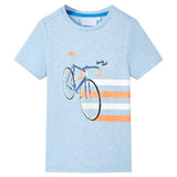 VidaXL Kindershirt 92 softblau gemischt