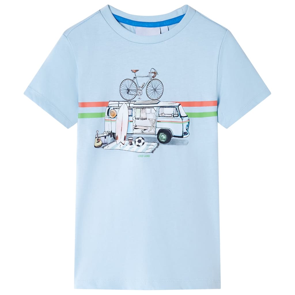 VidaXL Kindershirt 128 Hellblau