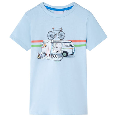 VidaXL Kindershirt 128 Hellblau