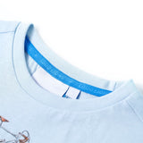 VidaXL Kindershirt 128 Hellblau