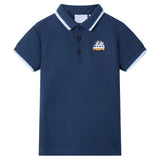 VidaXL Kinderpoloshirt 116 dunkelblau